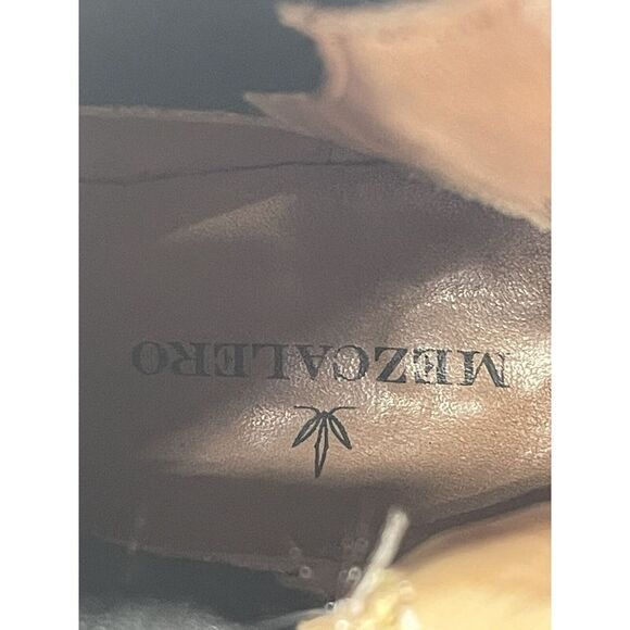 Mezcalero boots Size 7.5 USA 24 1/2 women's - white leather EUC‎ - Picture 6 of 7